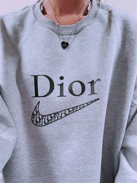 dior nike crewneck|dior men's hoodie.